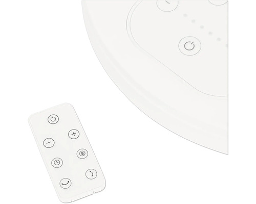 Bedieningspaneel en afstandsbediening voor een badkuip