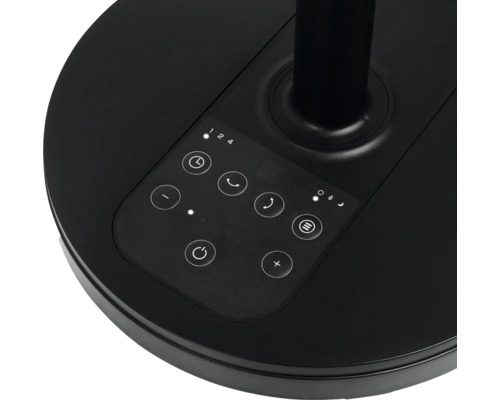 Detailopname van de bedieningselementen van een ventilator
