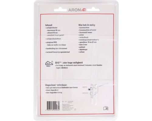 ARON veiligheidsslot in blisterverpakking