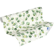 Behangrol met eucalyptuspatroon