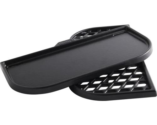 Weber gietijzeren bakplaat met opberrek