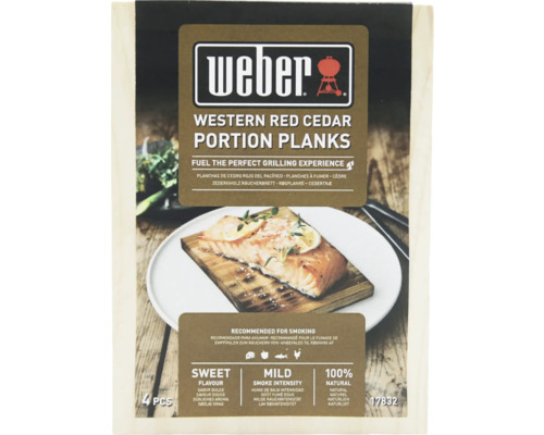 Weber Western Red Cedar portieplanken, vier stuks