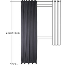 Gordijn met ogen, afmeting 245 bij 140 cm