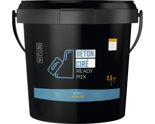 BETON CIRÉ Betonstuc Greige 3 kg Beton Ciré kant-en-klare mix in emmer