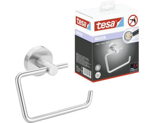 Tesa Moon toiletpapierhouder met verpakking