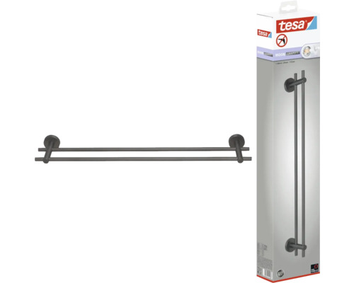 Tesa Moon handdoekhouder met twee stangen