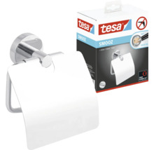 TESA Smooz toiletrolhouder met klep RVS 130x145x54 mm