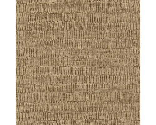 RASCH Vliesbehang 720648 Amara abstract bruin Close-up van een gestructureerd behang met lineair patroon