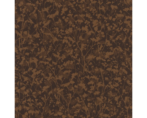 RASCH Vliesbehang 720778 Amara bloemen bruin Behang met abstract bloemmotief in bruin