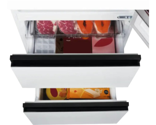 Gevulde vrieslades met vlees, vis en ijs