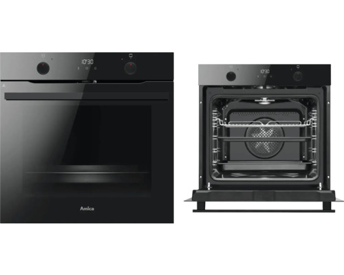 Amica inbouwoven met gesloten en open deur