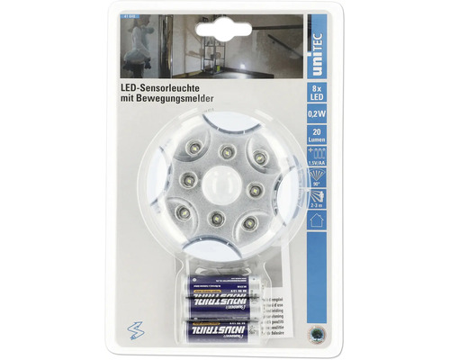 LED sensorlamp met bewegingsmelder in verpakking