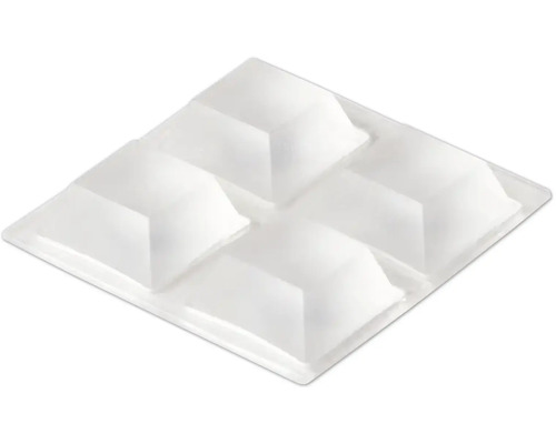 Vierkante meubelglijder met vier noppen