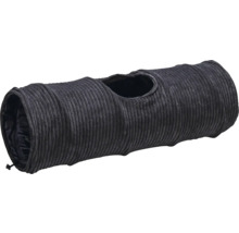 Kattentunnel van ribfluweel met kijkgaatje