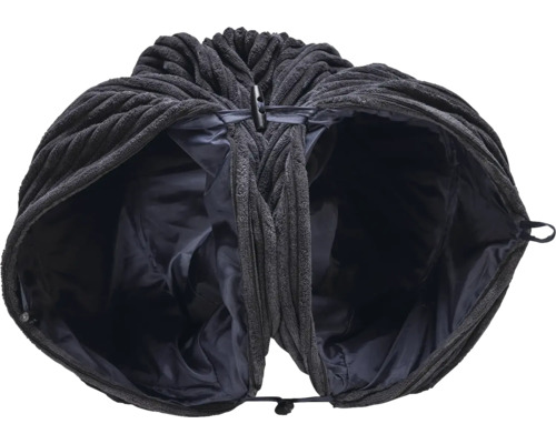 Inbakerslaapzak van corduroy stof met knevelsluiting