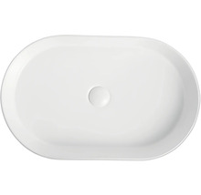 Opzetwastafel in ovale vorm voor de badkamer