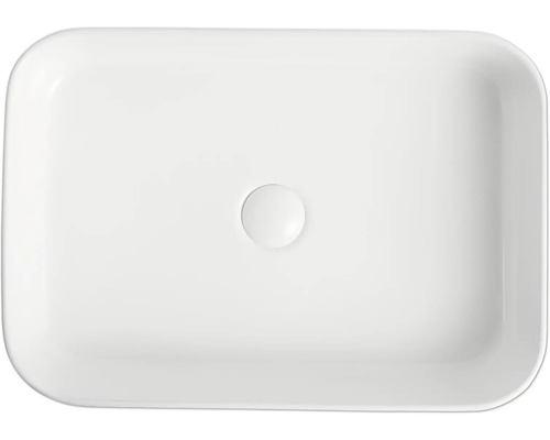 Opzetwastafel in rechthoekige vorm