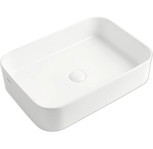 Rechthoekige keramische opzetwastafel