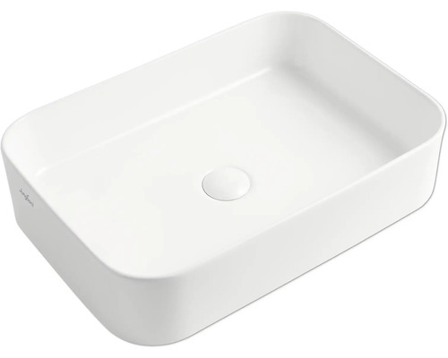 Rechthoekige keramische opzetwastafel