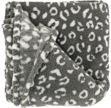 Grijs knuffeldeken met vlekkenpatroon