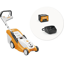 Accugrasmaaier met accu en oplader