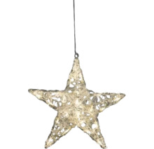 Decoratieve verlichte ster om op te hangen