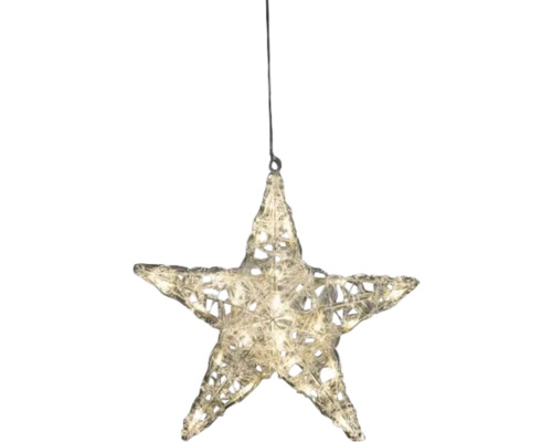 Decoratieve verlichte ster om op te hangen