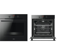 Amica inbouwoven met gesloten en geopende staat