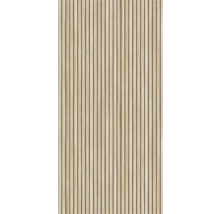 Houten paneel met lamellen voor wand- en plafondbekleding