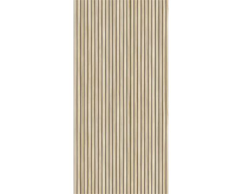 Houten paneel met lamellen voor wand- en plafondbekleding