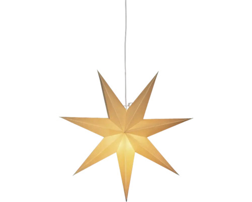 Gouden papieren ster om op te hangen