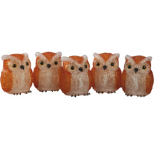 Decoratieve uilfiguren van kunststof