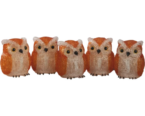 Decoratieve uilfiguren van kunststof