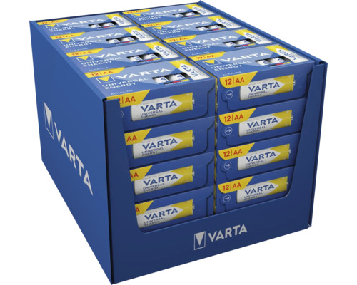 Varta Universal Energy AA-batterijpak met 12 stuks