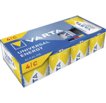 Varta Universal Energy Alkali C batterijen in een verpakking van 4 stuks