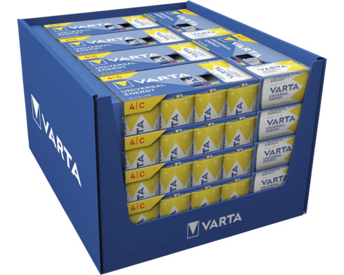 Varta Universal Energy alkalinebatterijen in displaydoos