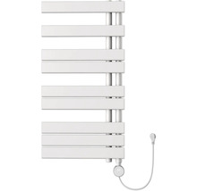 Witte badkamerradiator met thermostaat