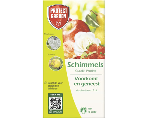 Curalia Protect verpakking van fungicide voor sierplanten en fruit.