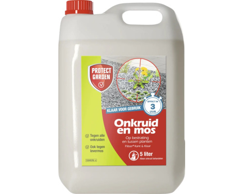 PROTECT GARDEN Flitser Kant & Klaar onkruid en mos 5 liter Onkruid- en mosverwijderaar in een 5 liter jerrycan