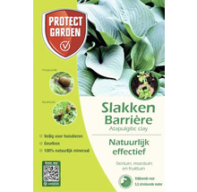 Slakkenbarrière van atapulgitische klei voor de bescherming van de tuin.