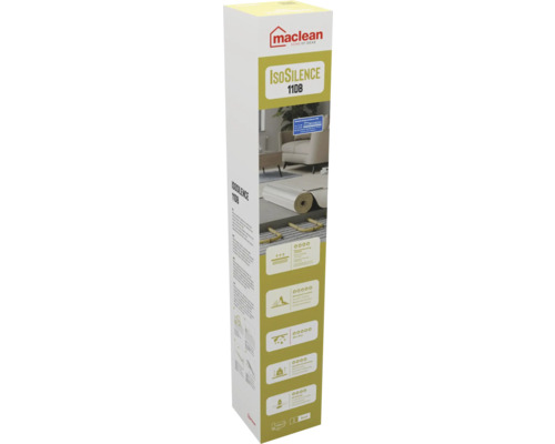 MACLEAN Ondervloer Isosilence op rol 7,5m², dikte 3 mm Verpakking voor Maclean IsoSilence 11DB contactgeluidsisolatie