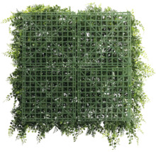 Kunstgrasmat met groene bladeren voor de tuin