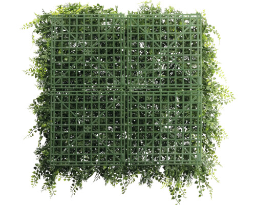 Kunstgrasmat met groene bladeren voor de tuin