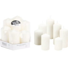 Verpakking met zeven stompkaarsen