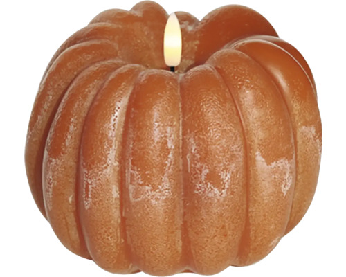 Decoratieve pompoenkaars voor herfstdecoratie