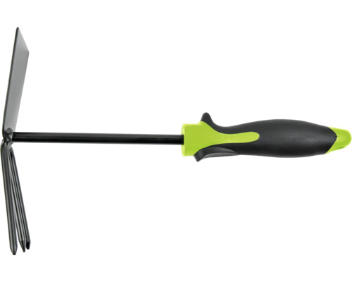 Combinatiehak met drietandige hark voor tuinwerkzaamheden