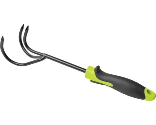 Tuinfrees met drie tanden en handvat