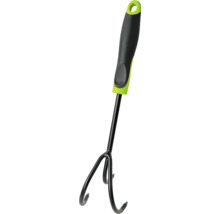 Tuinkrabber met drie tanden voor het losmaken van de grond