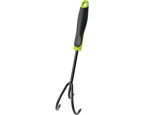 Tuinkrabber met drie tanden voor het losmaken van de grond