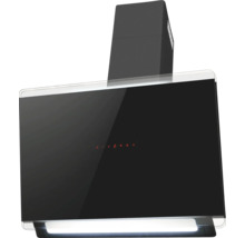 Afzuigkap met zwarte glazen voorkant